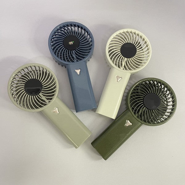 Unisex Portable USB Handheld Fan with Ergonomic Handle Bowlift