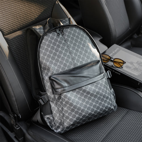 Fashionable city backpack with stylish pattern and durable outer material Bowlift