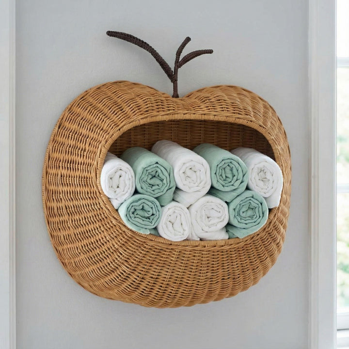 Wall basket in apple shape Bowlift