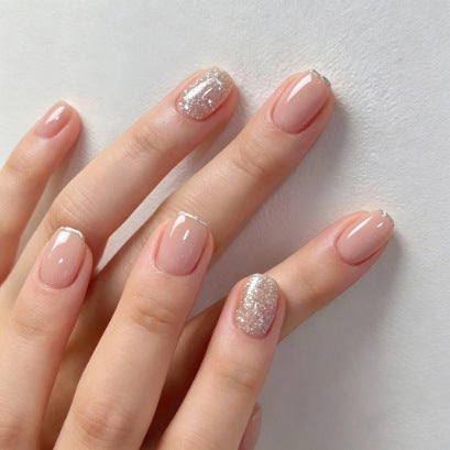 Elegant French Tip Nail Art Extensions Bowlift