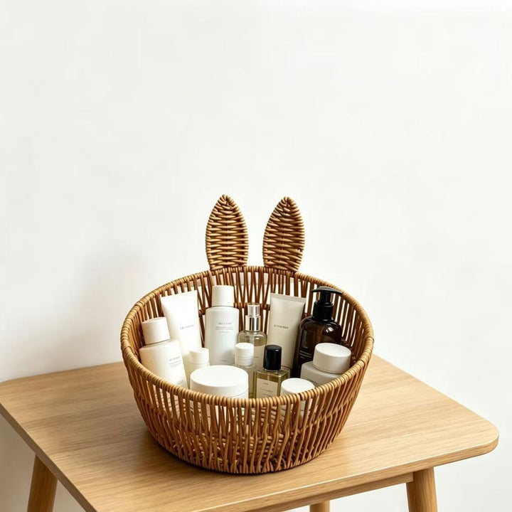 Women Decorative Basket with Ears Bowlift