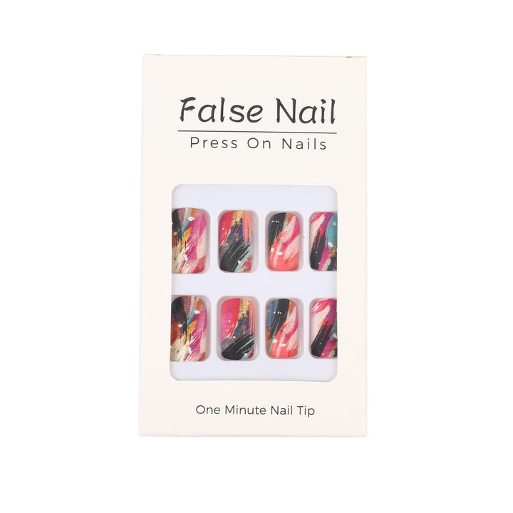 Nail Art Set with Creative Color Patterns Bowlift