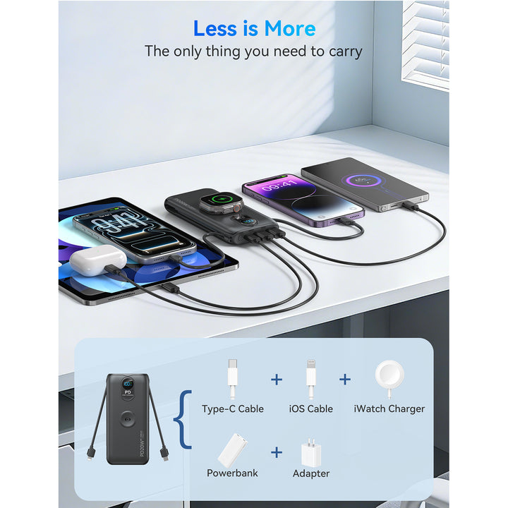 Power bank with wireless charging function and high-performance fast charging Bowlift