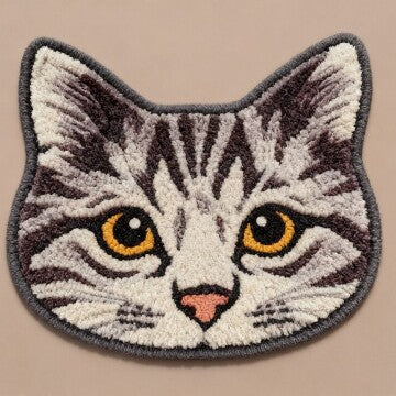Animal-shaped Plush Rug