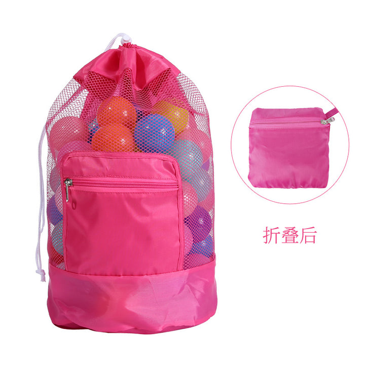 Multifunctional mesh toy bag Bowlift