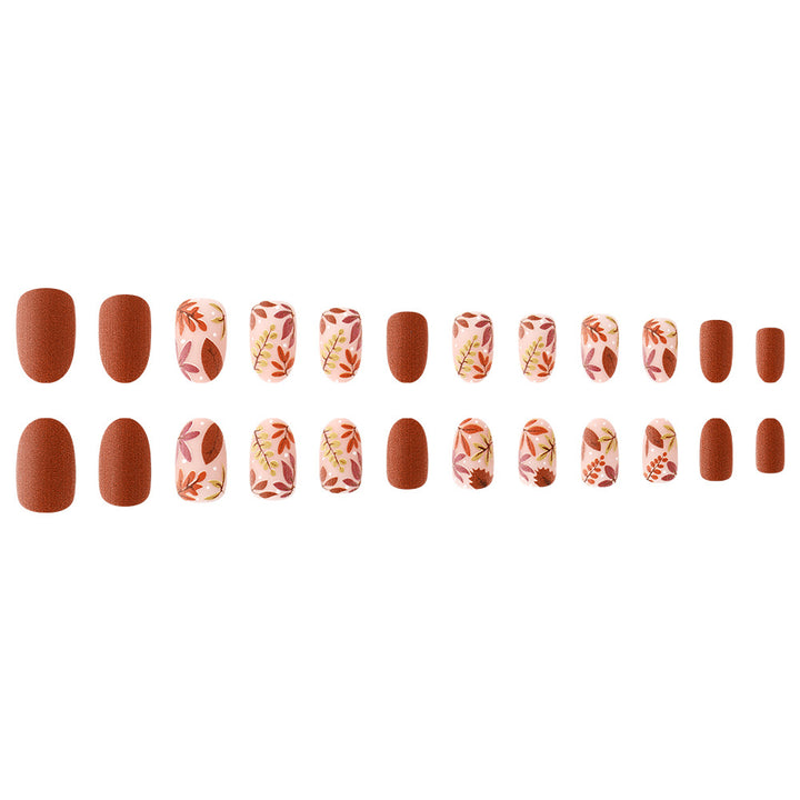 Artistic Autumn-Inspired Nail Art Bowlift