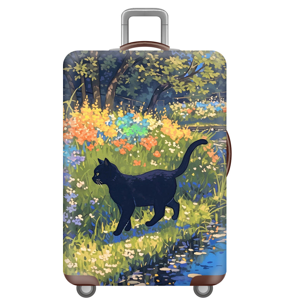 Unisex nan robust hard-shell suitcase with artistic face portrait print and 360° wheels Bowlift