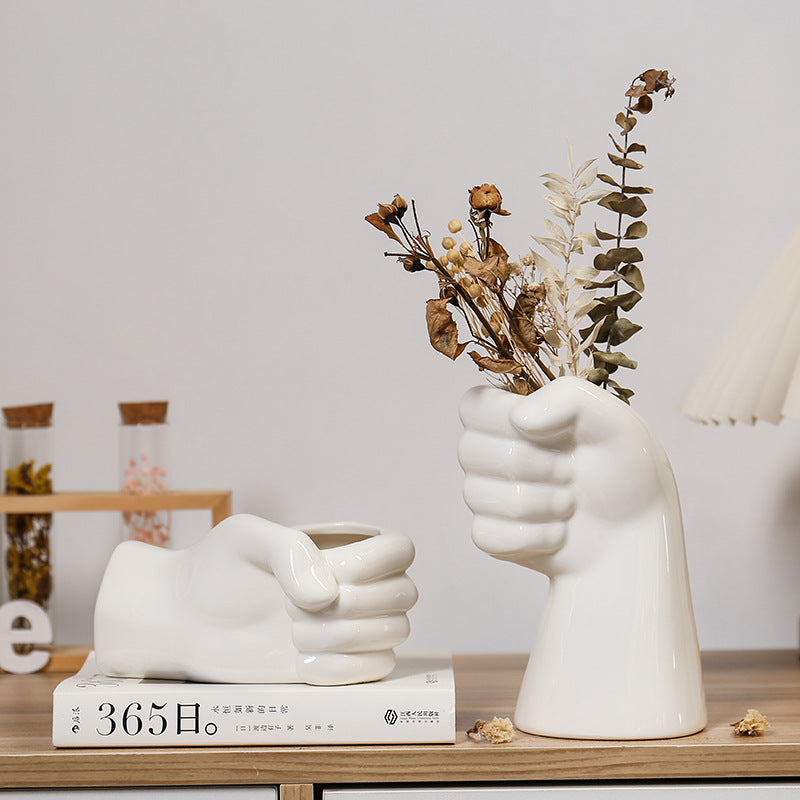 Decorative Hand Vase Bowlift