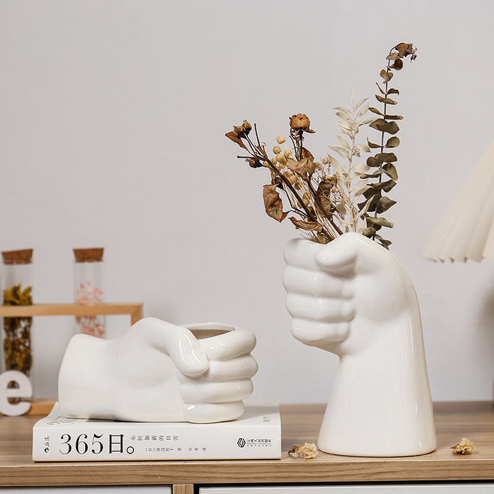 Decorative Hand Vase Bowlift