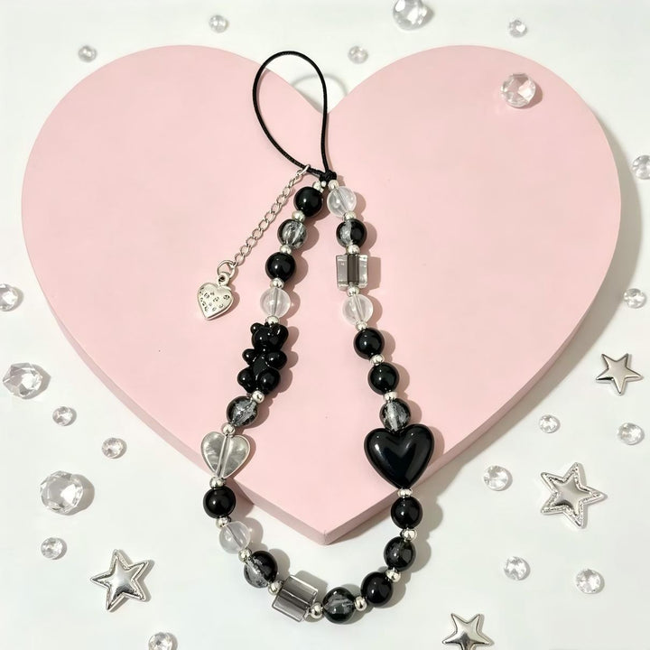 Heart-Themed Beaded Necklace Bowlift