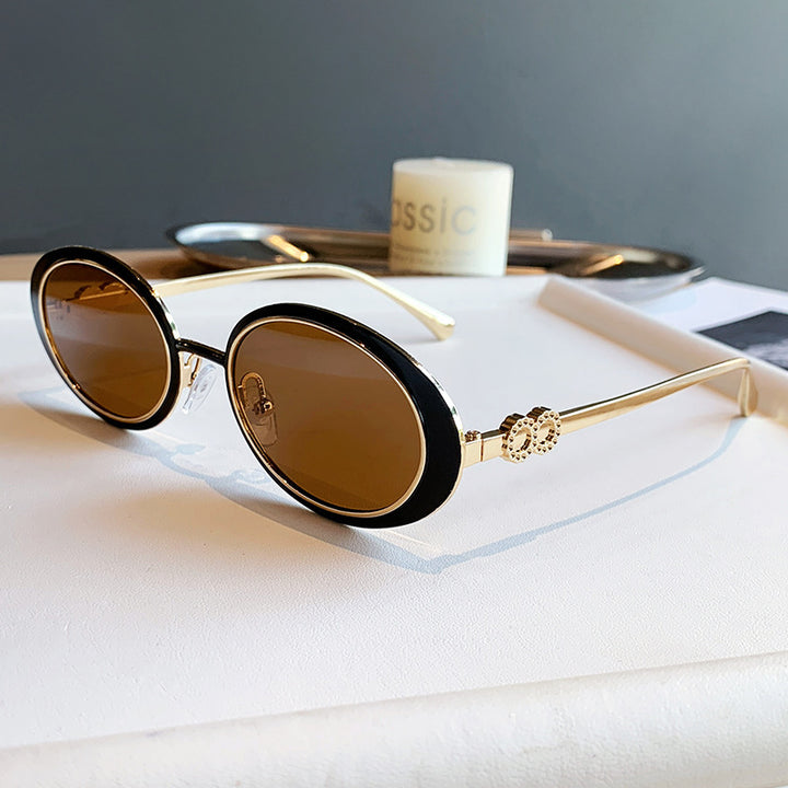 Women's fashionable sunglasses with stylish oceanic design Bowlift
