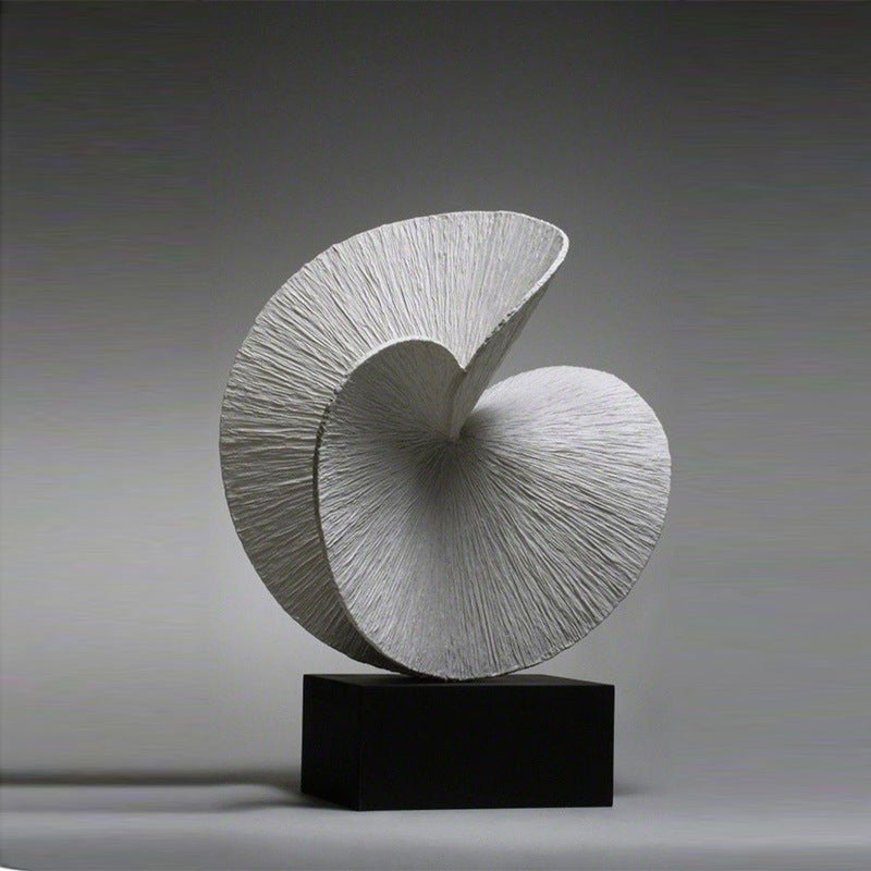 Abstract Spiral Decorative Sculpture