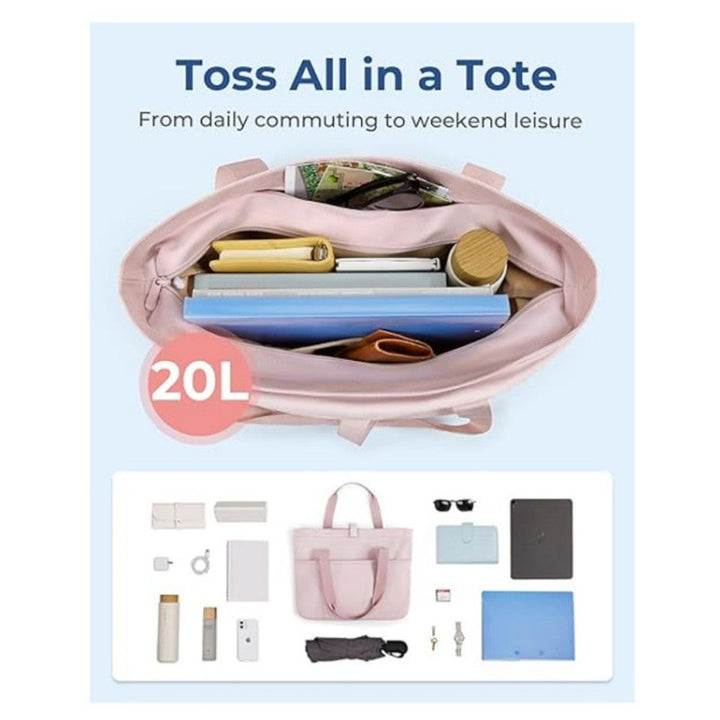 Spacious shoulder bag with removable inner pocket Bowlift