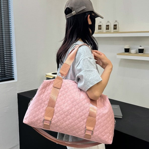 Quilted Travel Duffel Bag