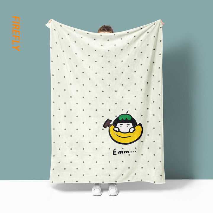 Fun Cartoon Character Throw Blanket