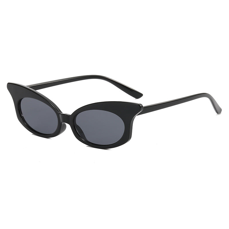 Women Cat-Eye Sunglasses with Transparent Frame and UV Protection Bowlift