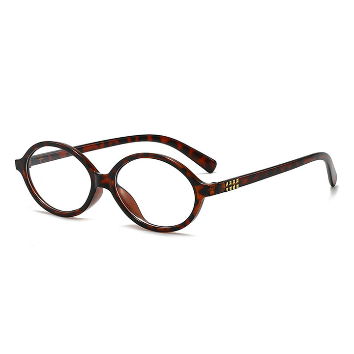 Vintage Oval Frame Glasses