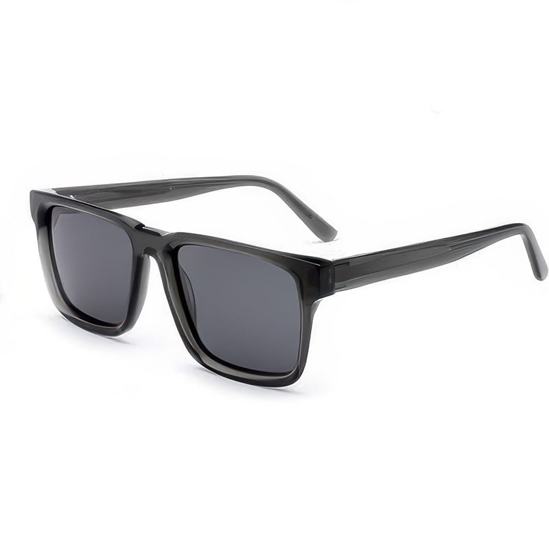 Women's fashionable sunglasses with clear plastic frame and multifunctional lenses Bowlift