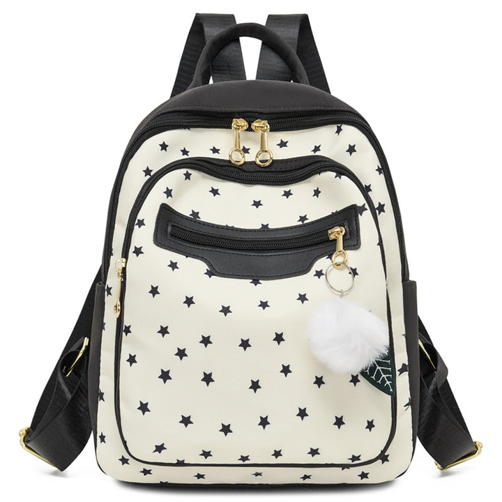 Chic Star Patterned Backpack Bowlift