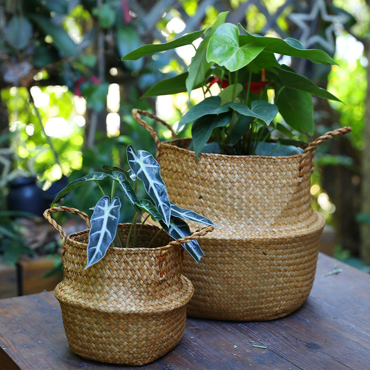 Handmade Woven Storage Basket Bowlift