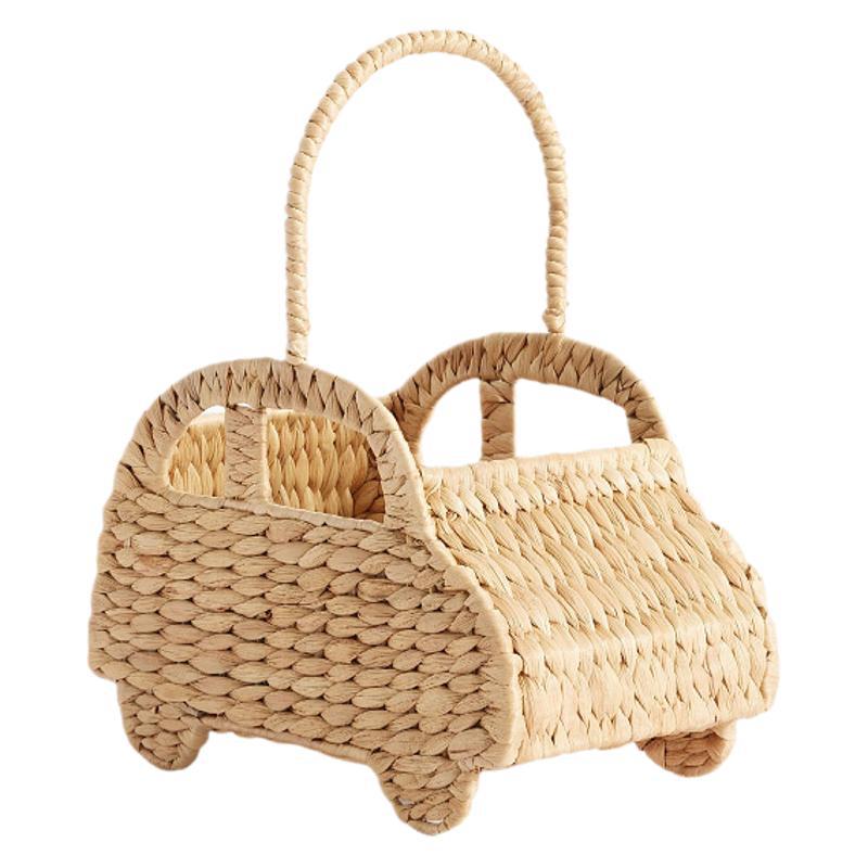 Woven Car-Shaped Storage Basket Bowlift