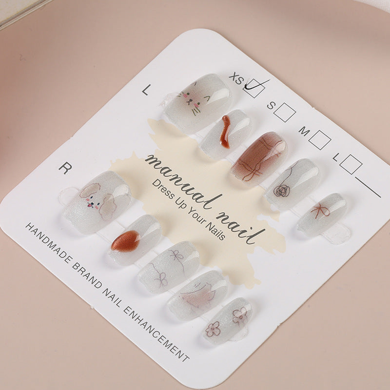 Artisanal Press-On Nail Set Bowlift