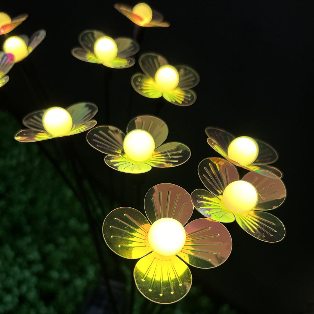 Decorative LED Fiber Optic Flower Stakes Bouquet Bowlift