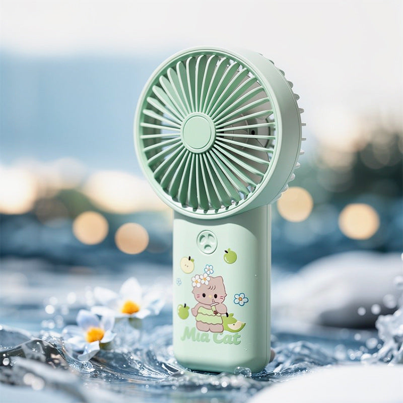 Ladies portable handheld fan with cute design Bowlift