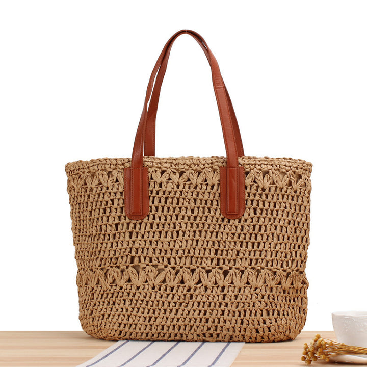 Hand-knotted tote bag made of high-quality natural material Bowlift