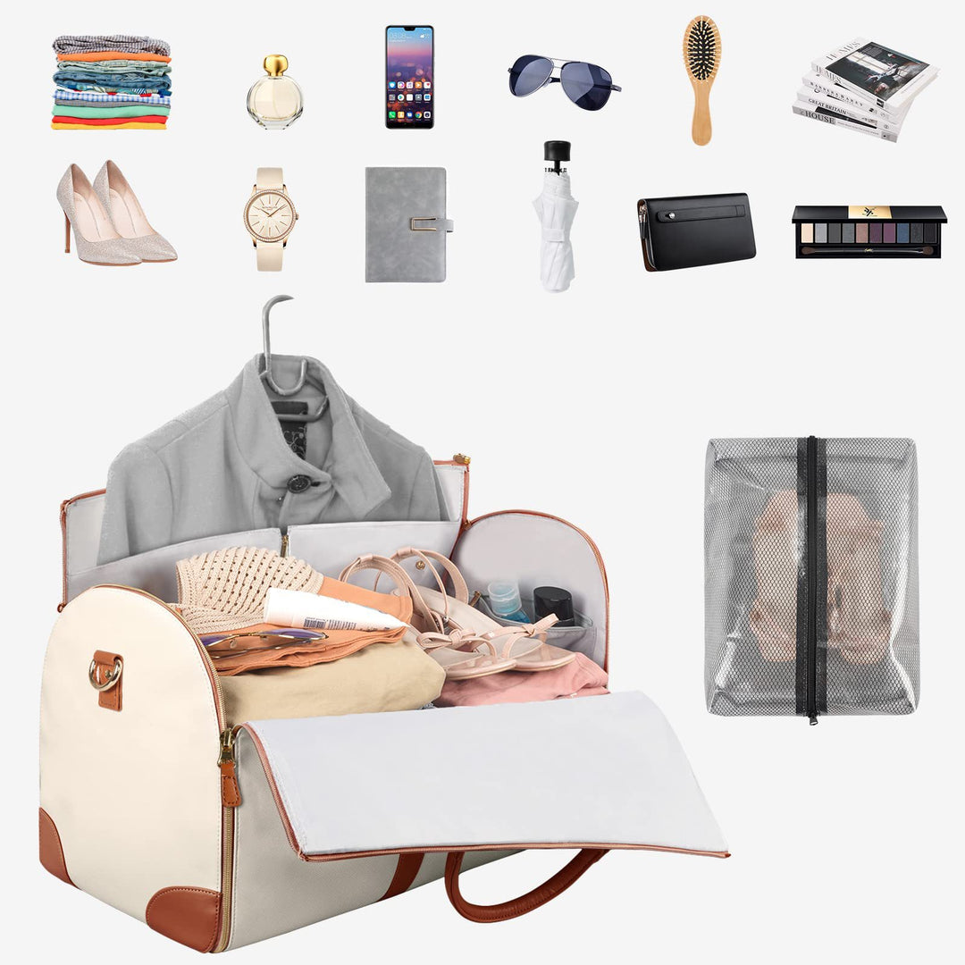 Stylish travel bag with integrated suit compartment Bowlift