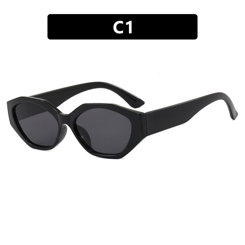 Women's stylish sunglasses in modern geometric design with protective UV filter Bowlift