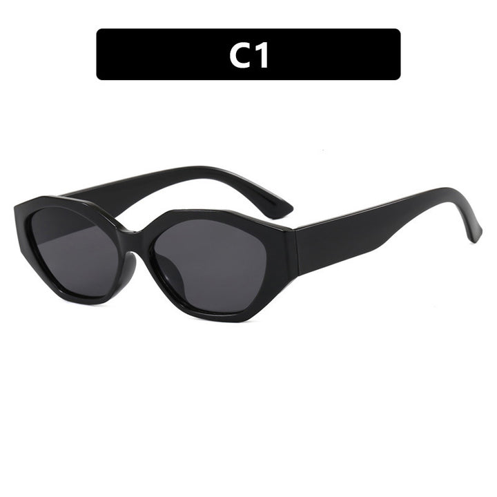 Women's stylish sunglasses in modern geometric design with protective UV filter Bowlift