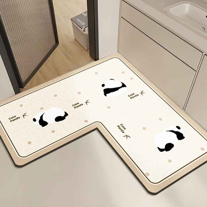 Cute Rabbit Print Bath Mat Bowlift