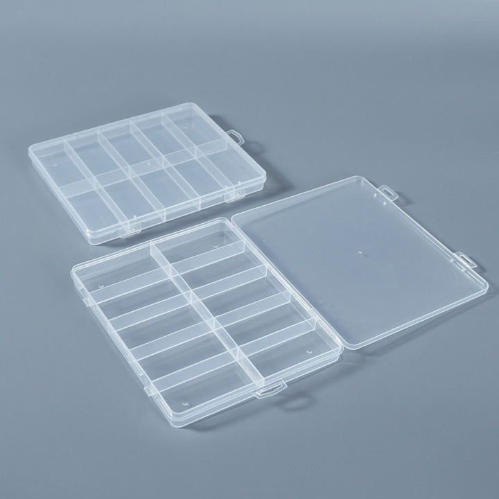 Multi-Divisional Clear Craft Storage Case Bowlift