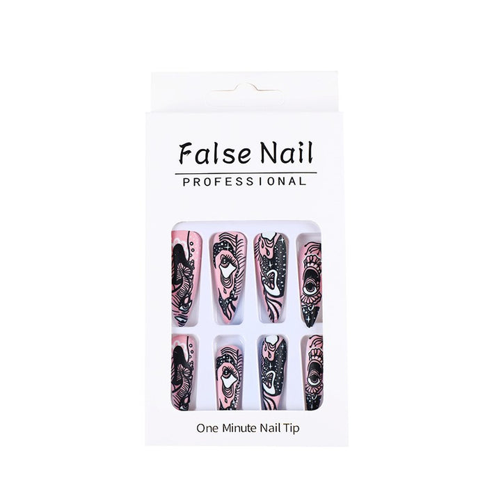 Art nails with artistic motifs Bowlift
