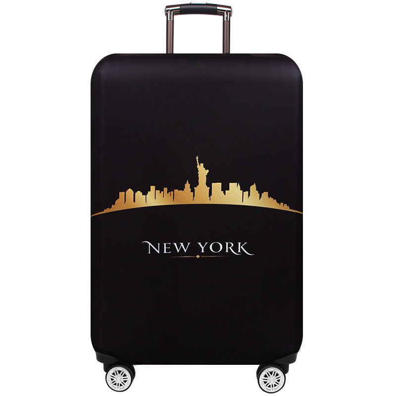 Women's hard-shell suitcase in elegant New York skyline design Bowlift