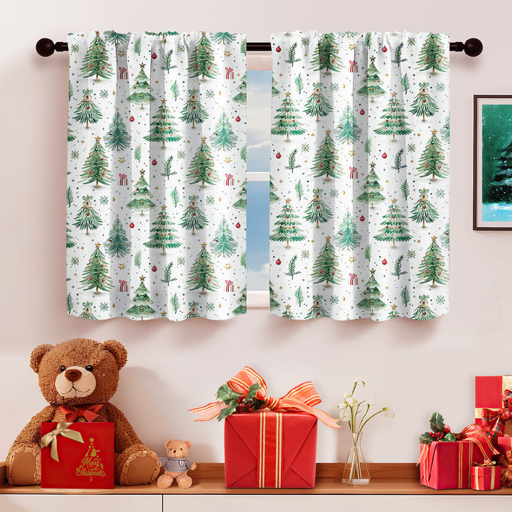 Festive Holiday Window Treatment