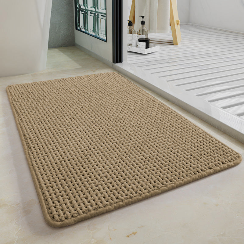 Soft Plush Bathroom Area Mat Bowlift