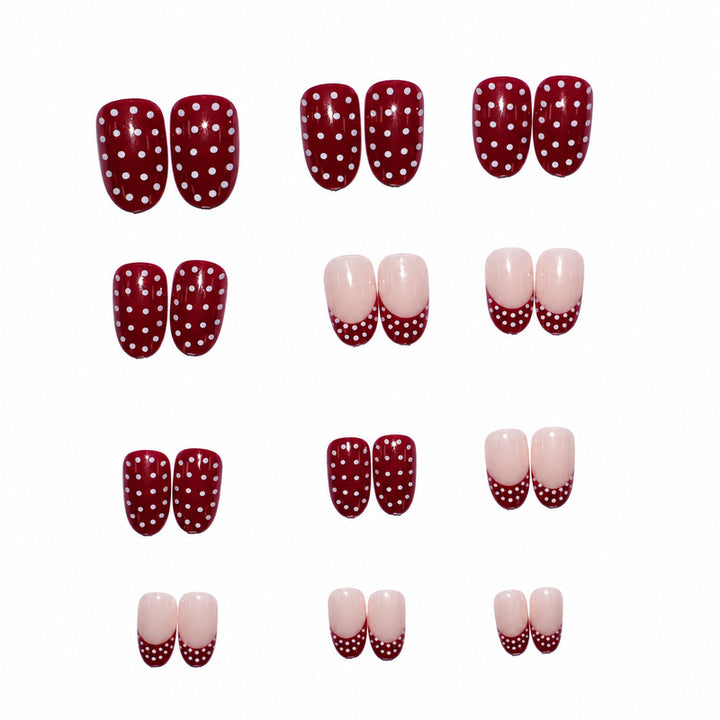 Elegant Press-On Fingernails with DIY Set Bowlift