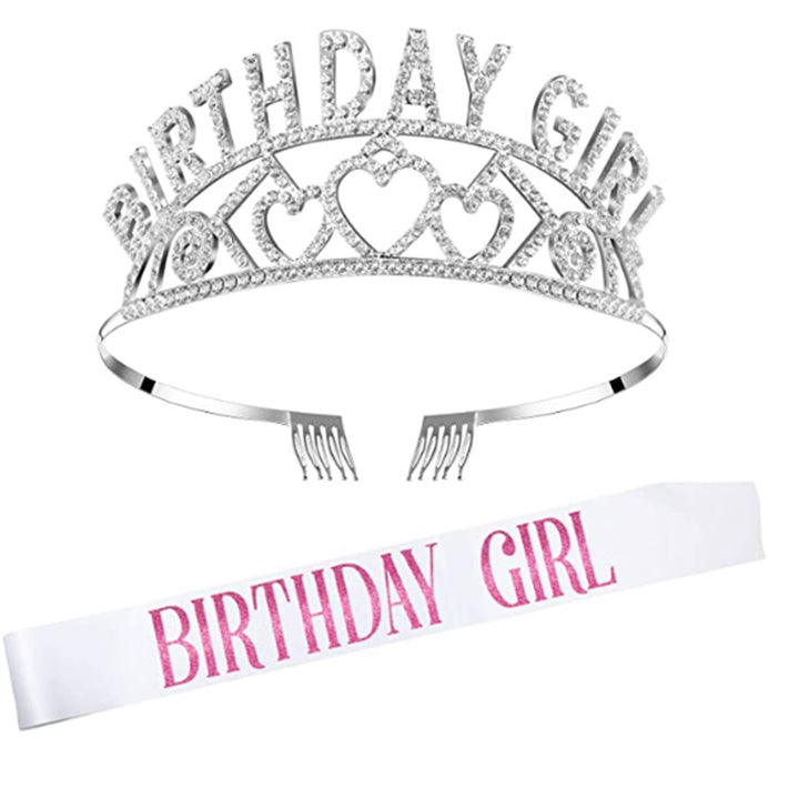 Ladies Glittering Birthday Crown Bowlift