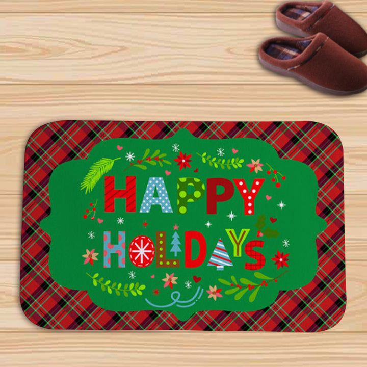 Christmas Decorative Bath Mat Bowlift