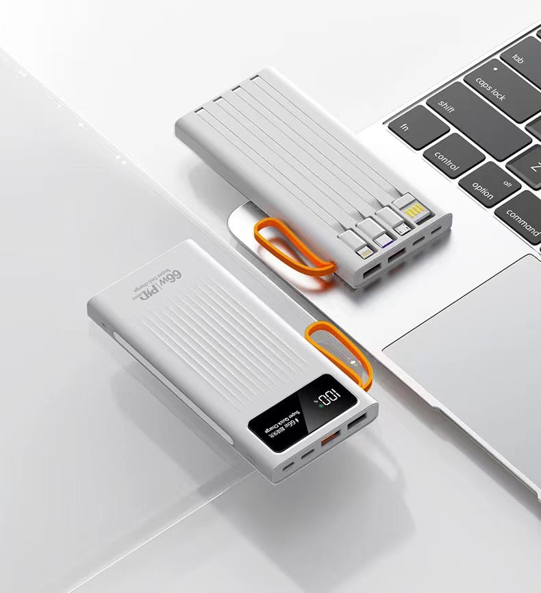 Portable power bank with LCD display and fast charging function Bowlift