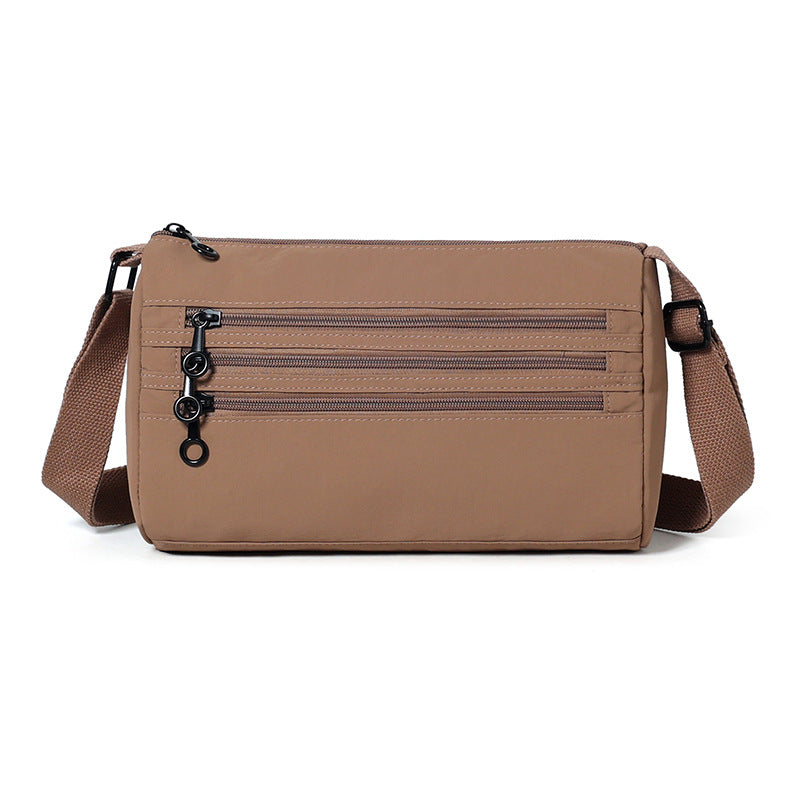 Functional Multi-Zipper Crossbody Bag Bowlift