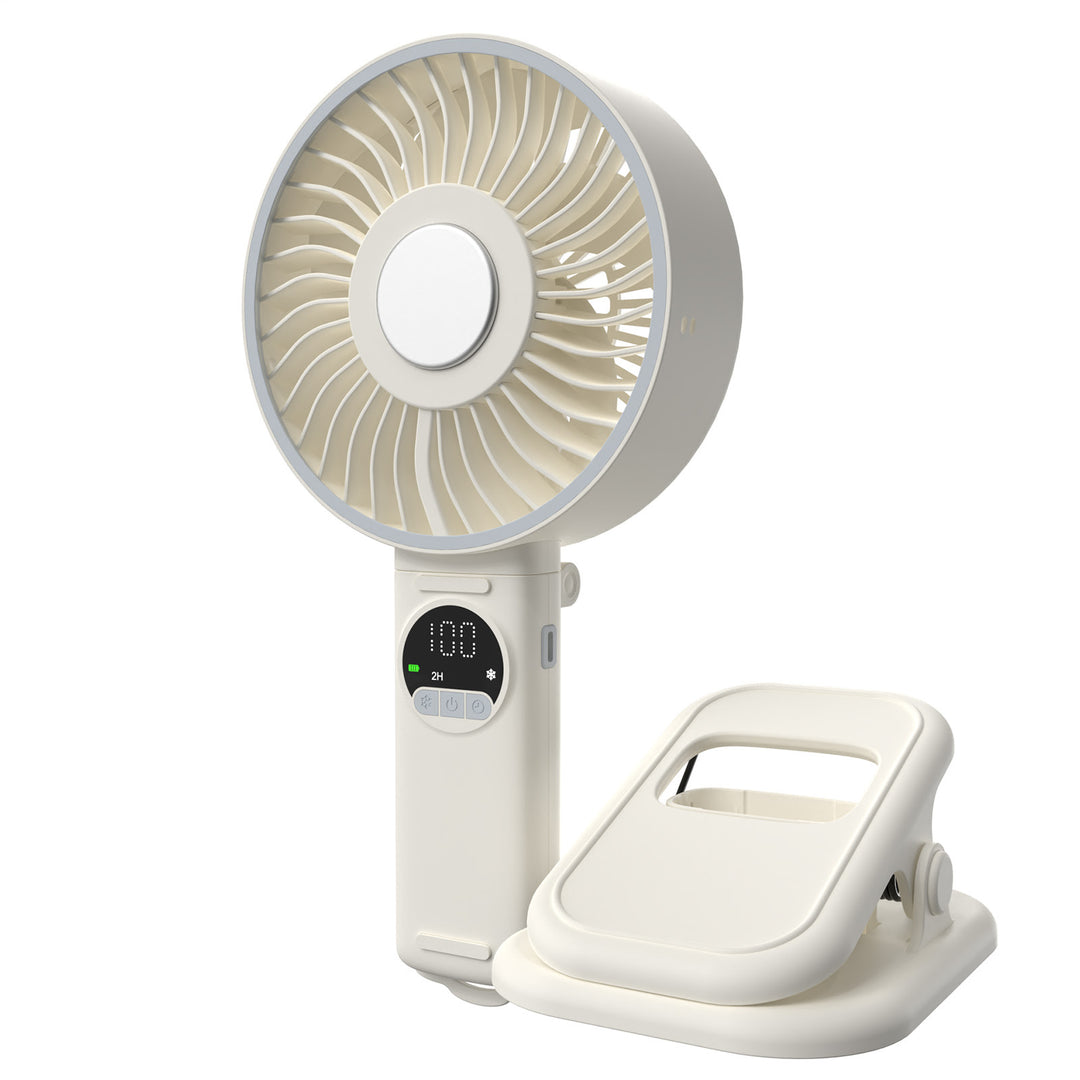 Unisex Compact Rechargeable High-Velocity Hand Fan Bowlift
