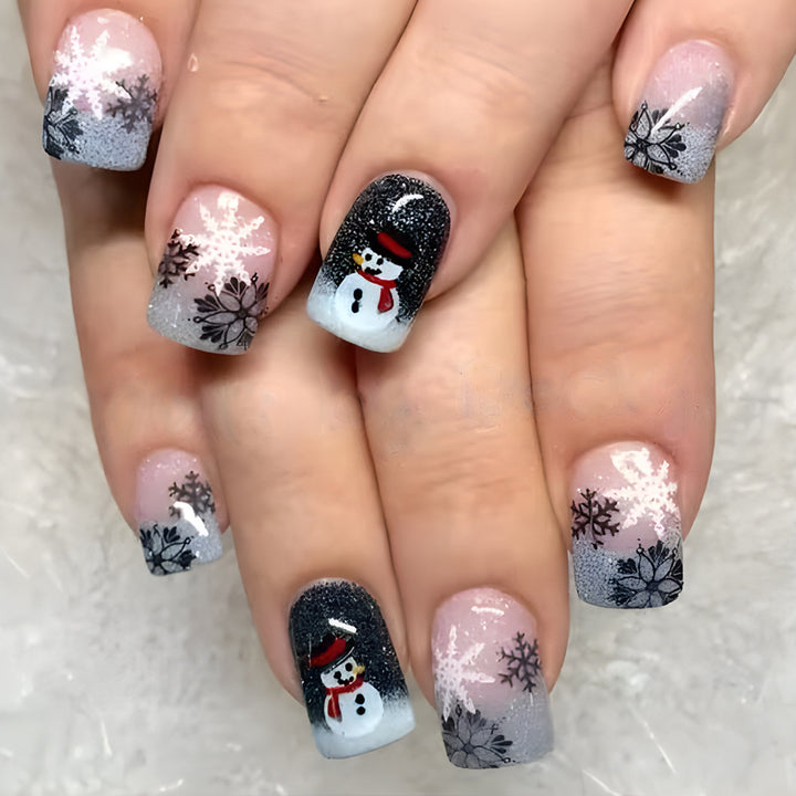 Holiday-Themed Press-On Nails Bowlift