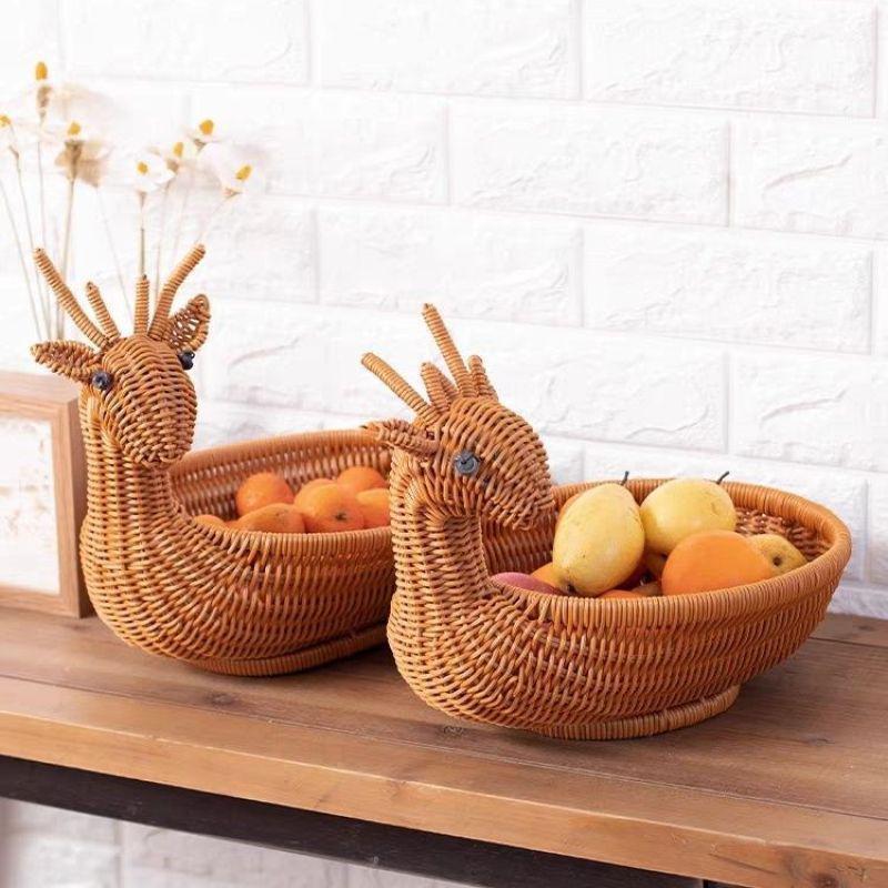 Decorative Woven Basket Bowlift