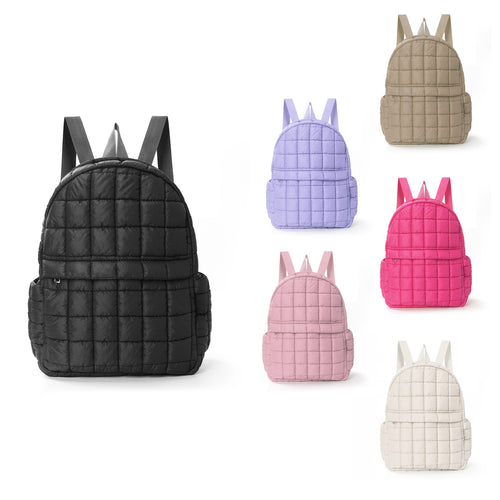 Padded backpack with square design Bowlift
