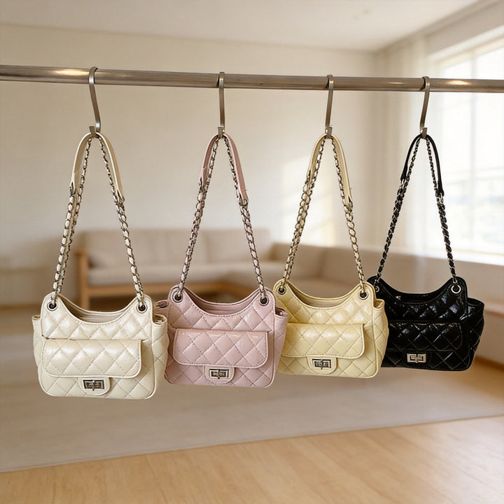 Quilted Evening Shoulder Bag Bowlift