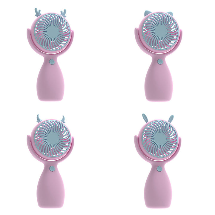 Women's portable mini hand fan with animal design Bowlift