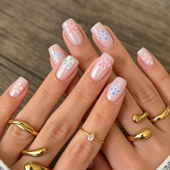 Artistic Floral Nail Art Tips Bowlift